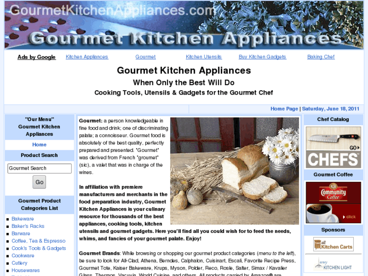 www.gourmetkitchenappliances.com