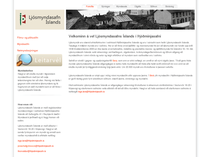 www.ljosmyndasafnislands.is