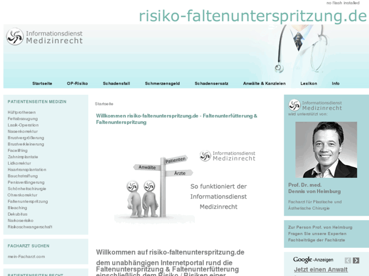 www.risiko-faltenunterspritzung.de