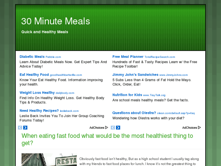 www.30minutemeals.net