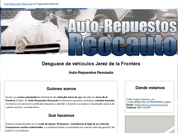 www.autorepuestosreocauto.es