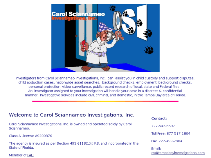 www.carolsciannameoinvestigations.com