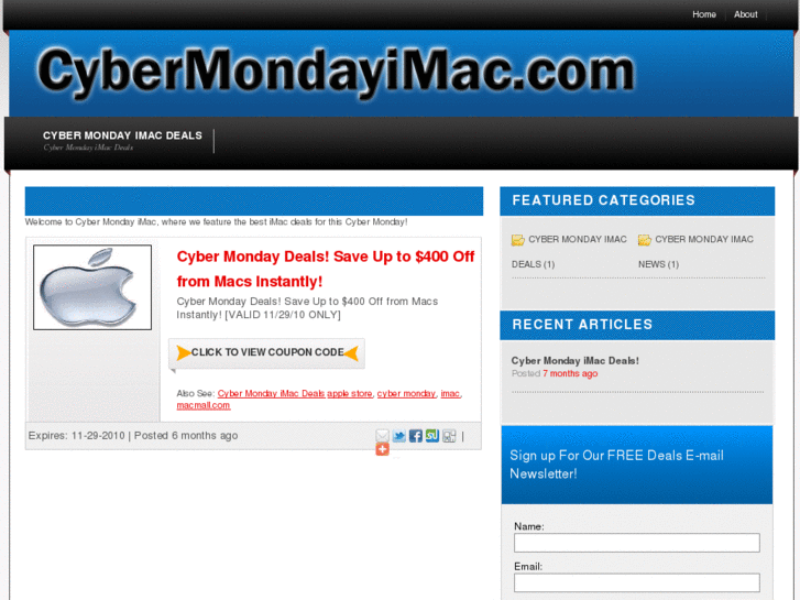 www.cybermondayimac.com