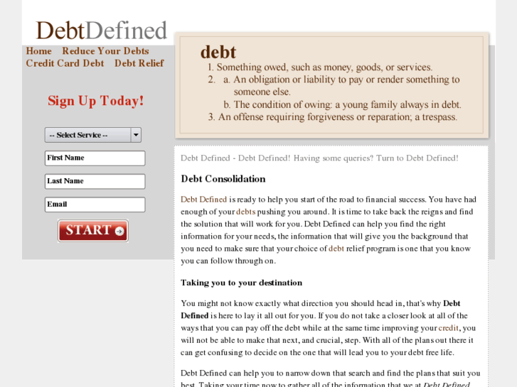 www.debtdefined.com