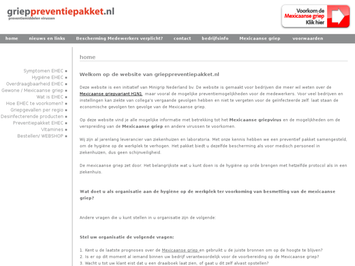 www.grieppreventiepakket.nl