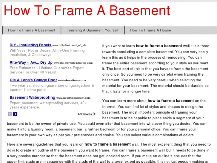 www.howtoframeabasement.com