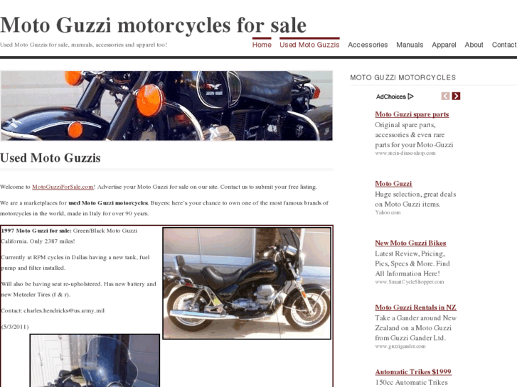 www.motoguzziforsale.com