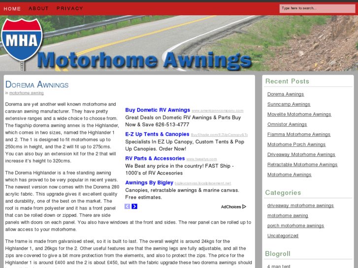 www.motorhomeawnings.net