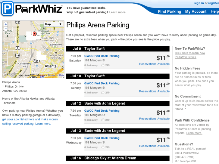 www.philipsarenaparking.com