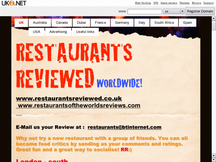 www.restaurantsoftheworldsreviews.com