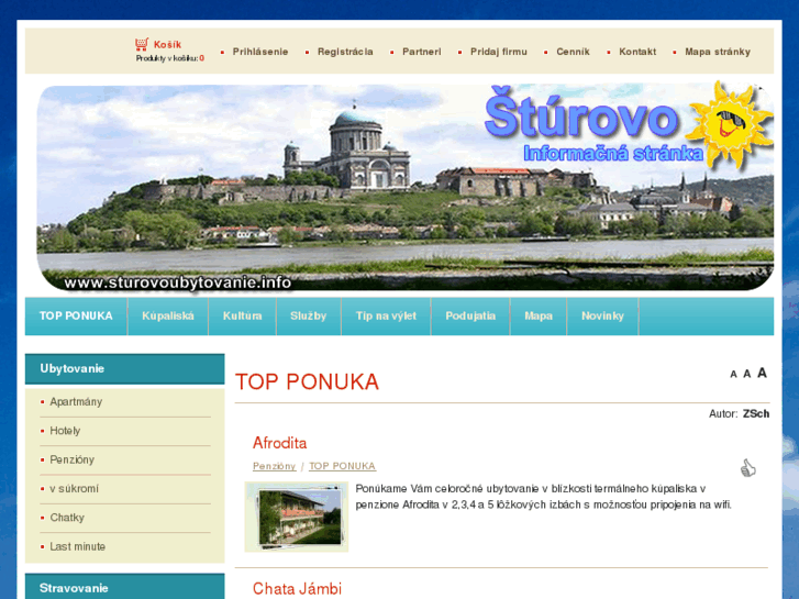 www.sturovoubytovanie.info