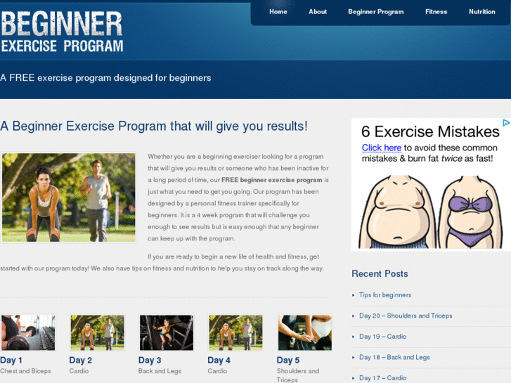 www.beginnerexerciseprogram.net