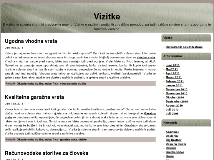 www.e-vizitke.si