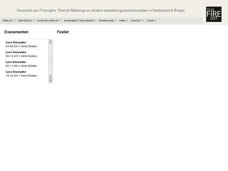 www.firelist.nl