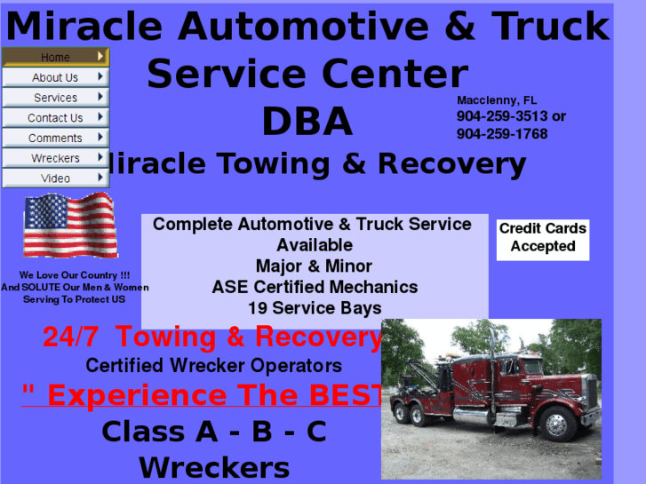 www.miracles-repair-towing.com