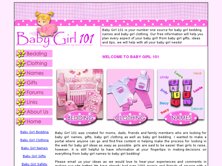 www.babygirl101.com