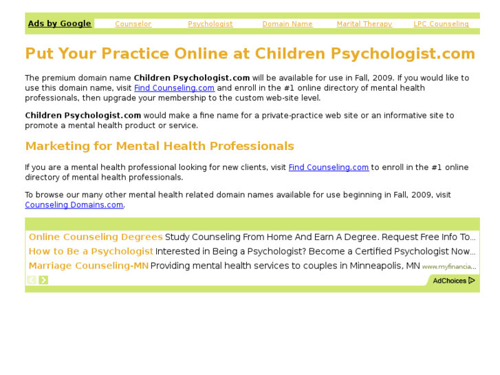 www.childrenpsychologist.com