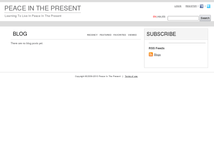 www.peaceinthepresent.com