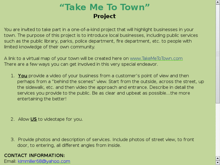 www.takemetotown.com