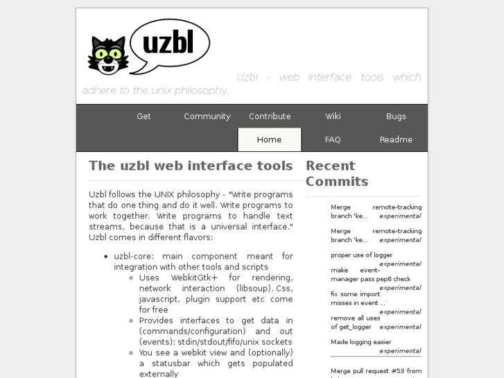 www.uzbl.org