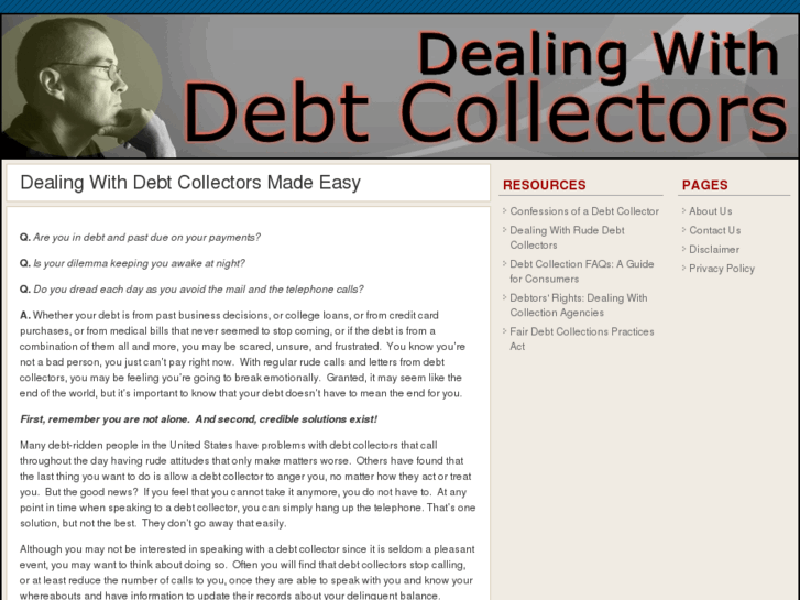 www.dealingwithdebtcollectors.net