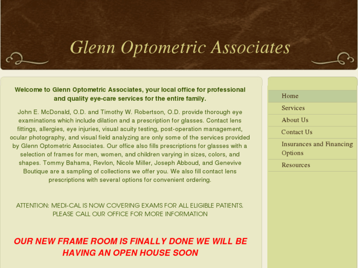 www.glennoptometric.com