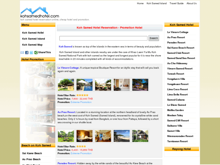 www.kohsamedhotel.com