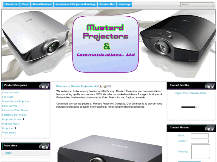 www.mustardprojectors.com