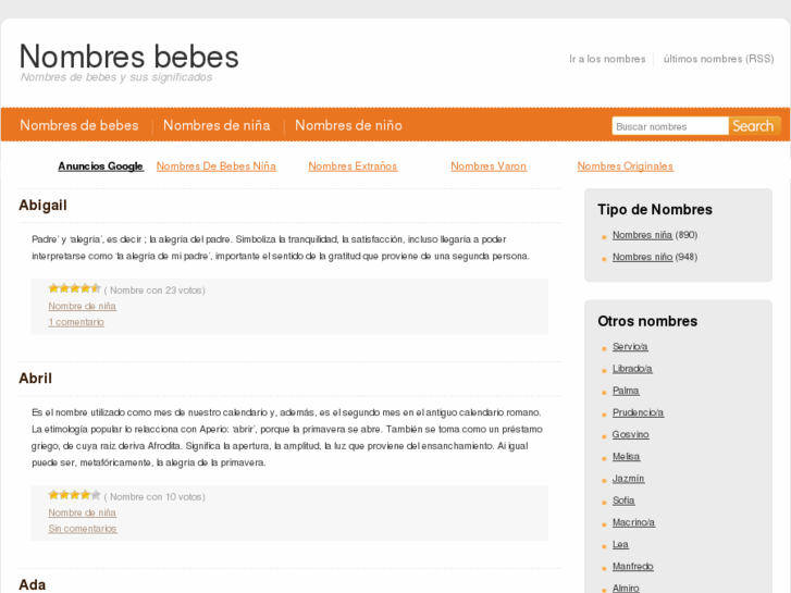 www.nombres-bebes.net