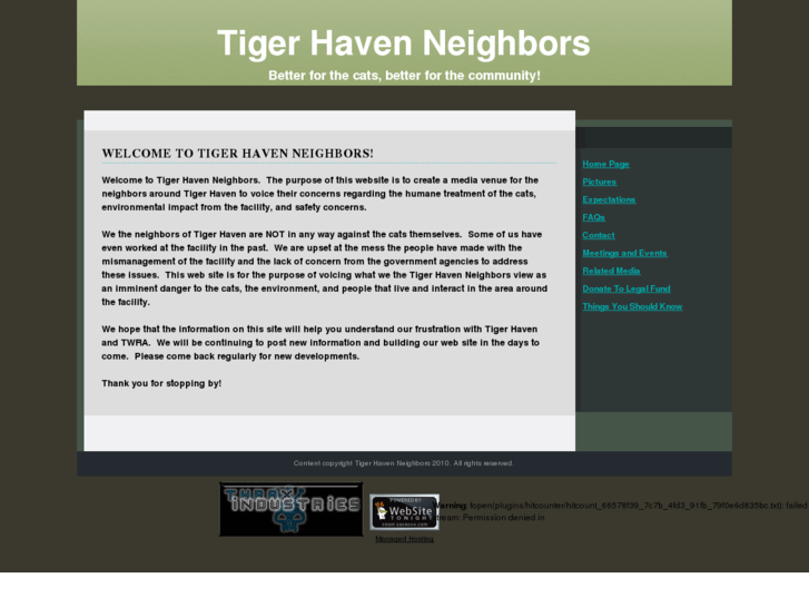 www.tigerhavenneighbors.com