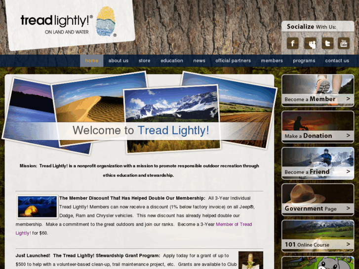 www.treadlightly.org