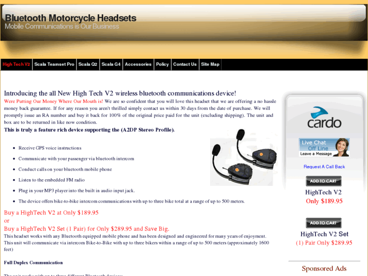 www.bluetoothmotorcycleheadsets.com