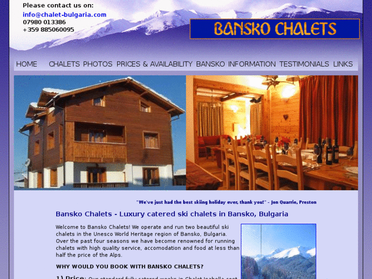 www.chalet-bulgaria.com