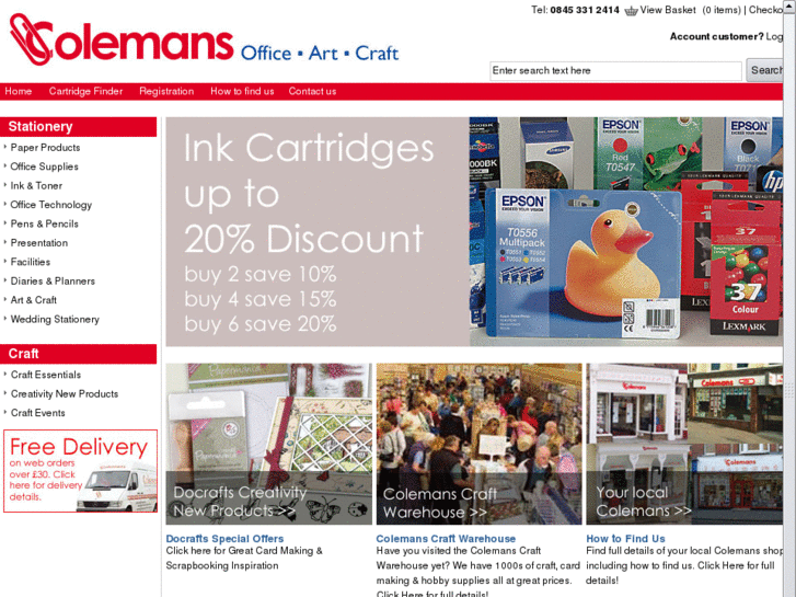 www.colemanscraftwarehouse.com