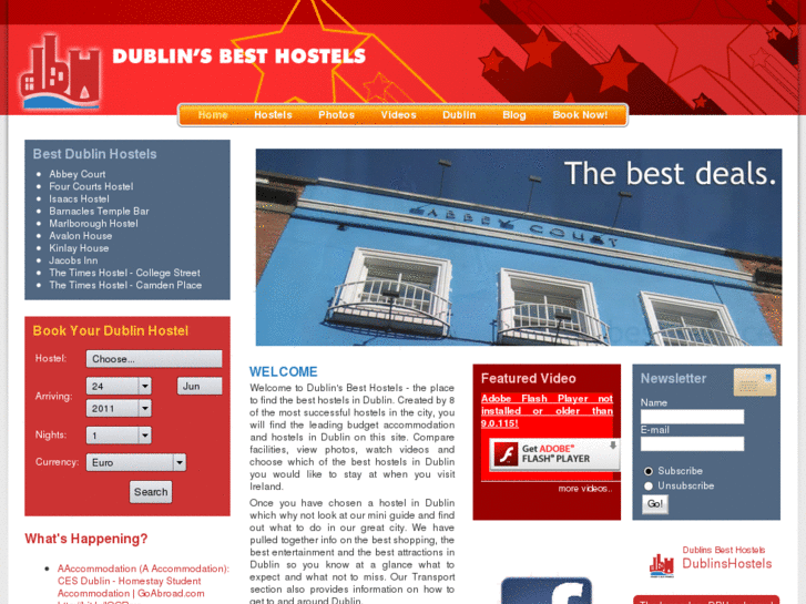 www.dublinsbesthostels.com