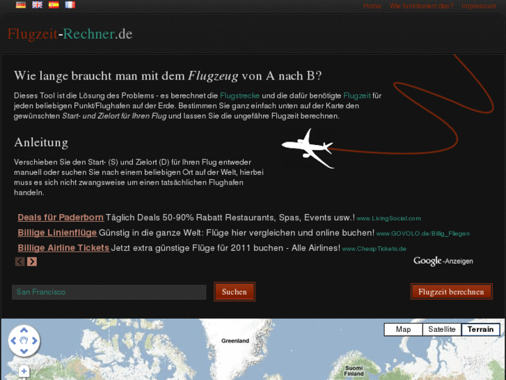 www.flugzeit-rechner.de