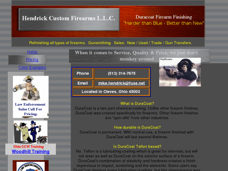 www.hendrickcustomfirearms.com