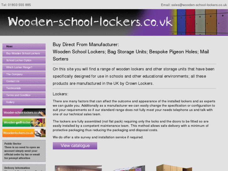 www.wooden-school-lockers.co.uk