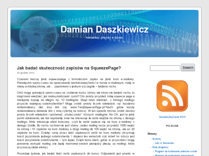 www.damiandaszkiewicz.pl