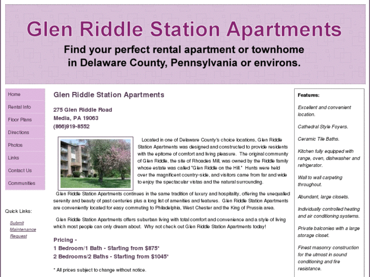 www.glenriddleapts.com