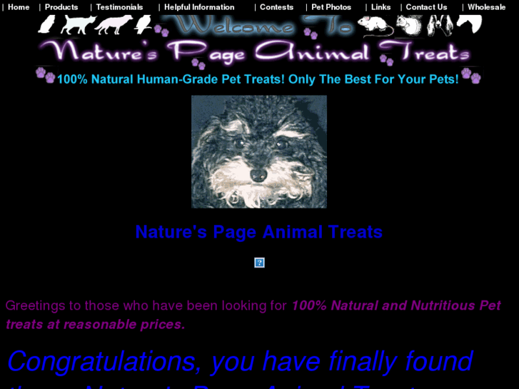 www.naturespageanimaltreats.com