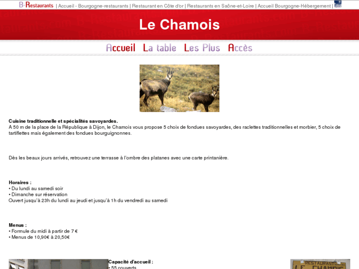 www.restaurant-lechamois.com