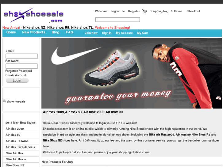 www.shoxshoesale.com