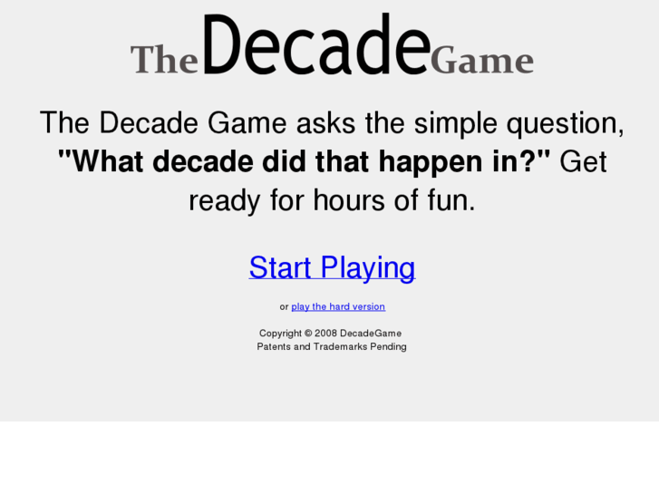 www.thedecadegame.com