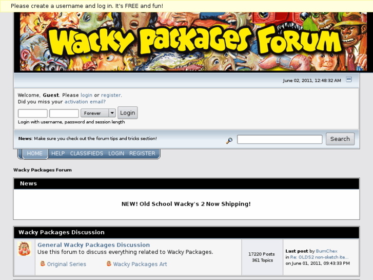 www.wackypackagesforum.com