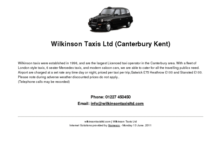 www.wilkinsontaxisltd.com