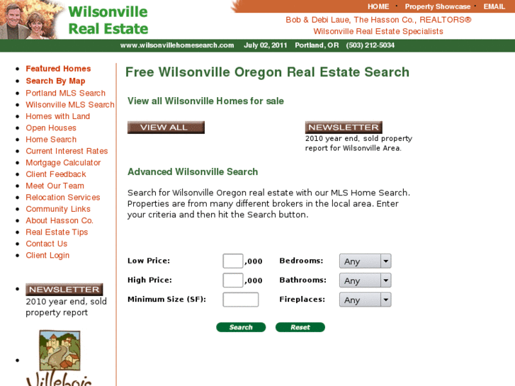 www.wilsonvillehomesearch.com