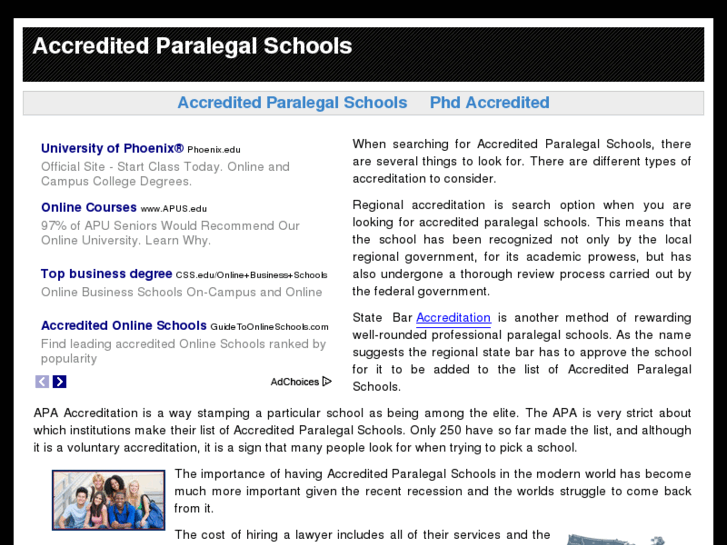 www.accreditedparalegalschools.net