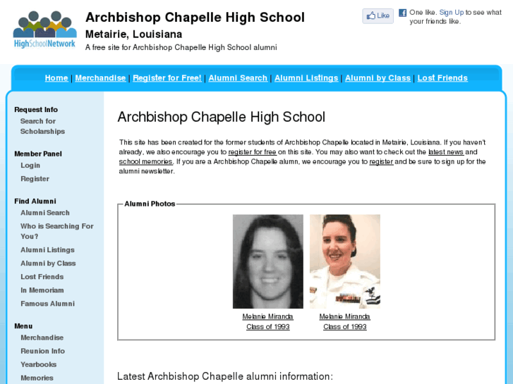 www.archbishopchapellehighschool.net