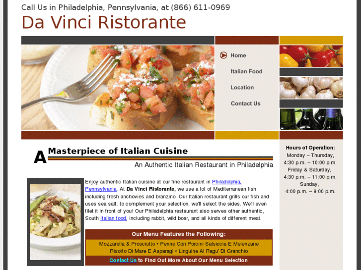 www.davinciristorante.org